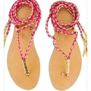 L*Space by Cocobelle Gili Ankle Wrap Sandals